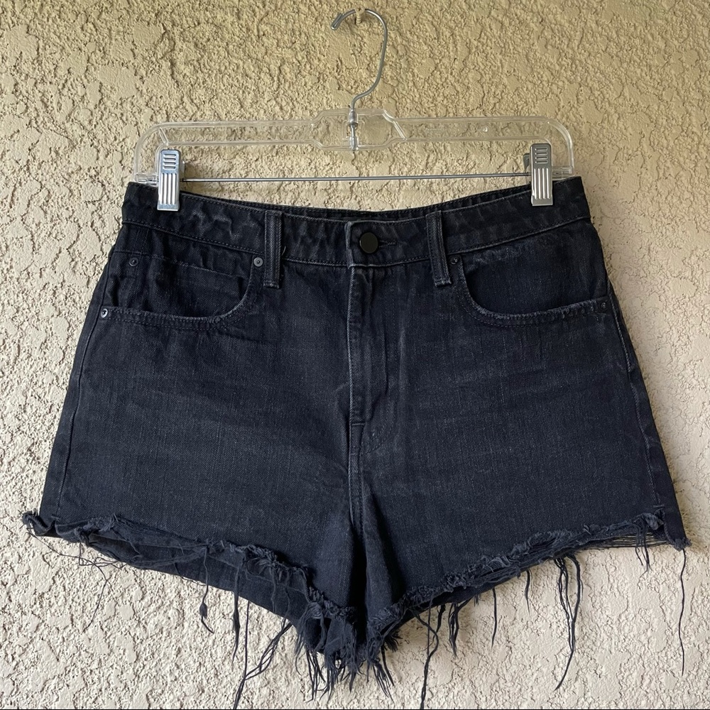SALE ❤️‍🔥 Alexander Wang Black Denim Bite Shorts